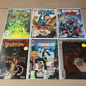 DC Comics Vintage Single Issues Lot - Black, Green, Blue